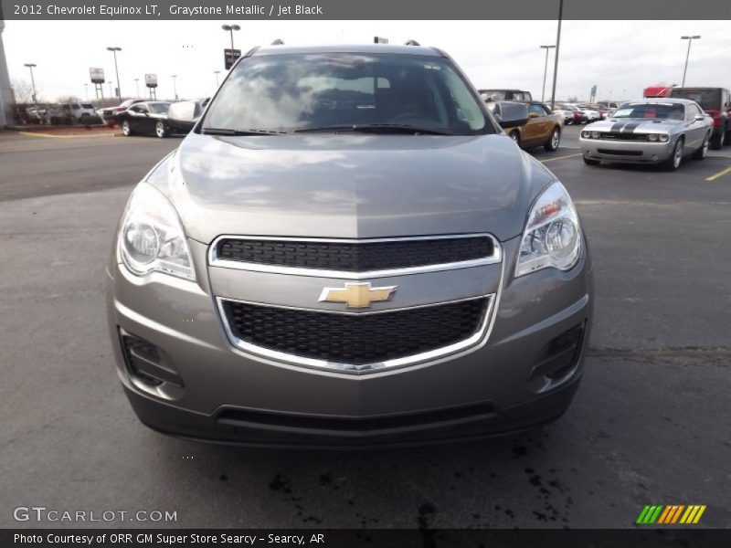 Graystone Metallic / Jet Black 2012 Chevrolet Equinox LT