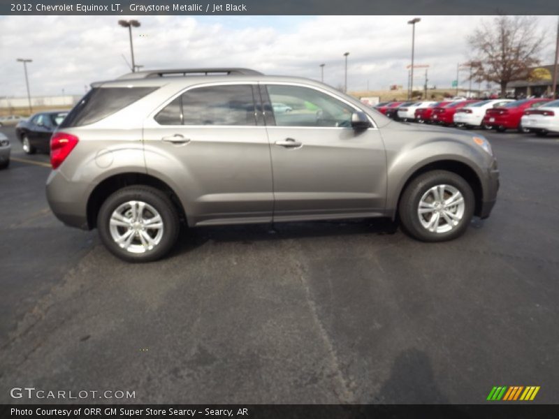 Graystone Metallic / Jet Black 2012 Chevrolet Equinox LT