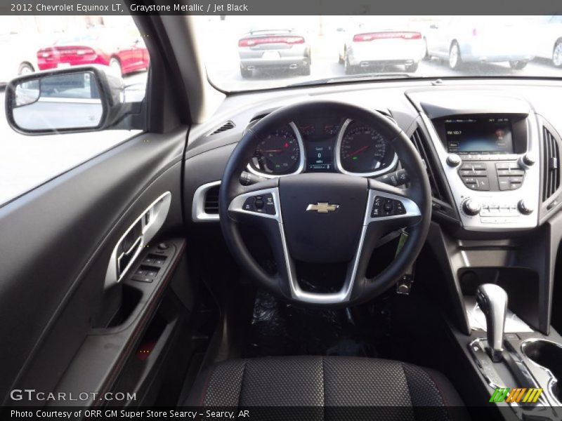 Graystone Metallic / Jet Black 2012 Chevrolet Equinox LT