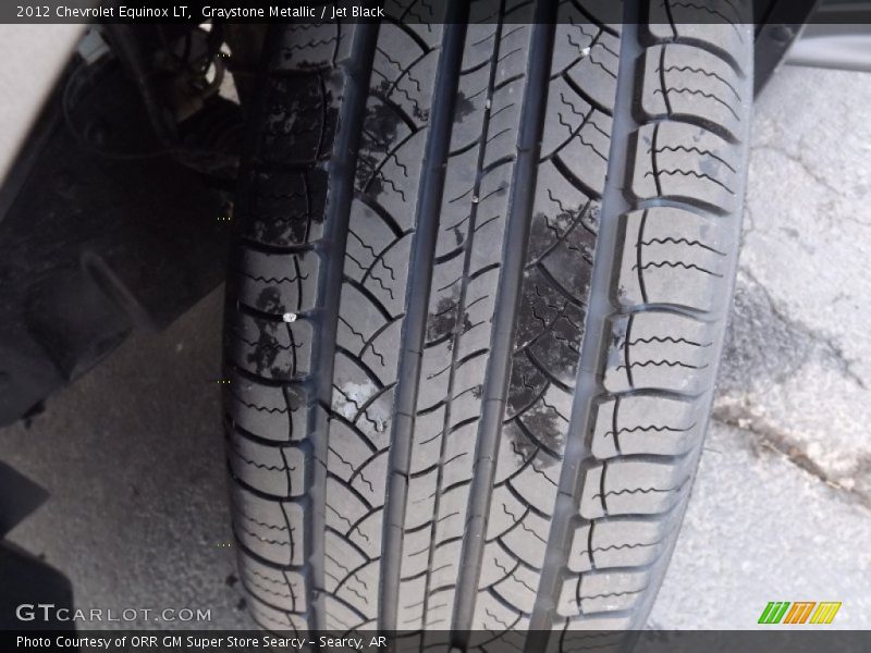 Graystone Metallic / Jet Black 2012 Chevrolet Equinox LT