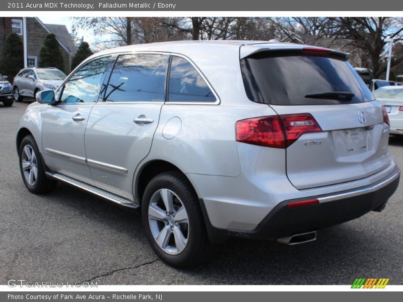 Palladium Metallic / Ebony 2011 Acura MDX Technology