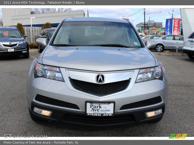 Palladium Metallic / Ebony 2011 Acura MDX Technology