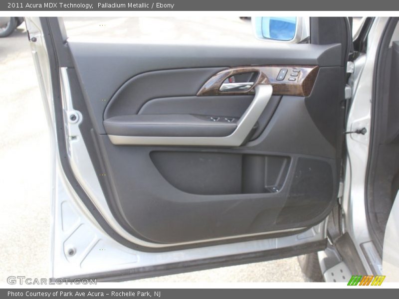 Palladium Metallic / Ebony 2011 Acura MDX Technology