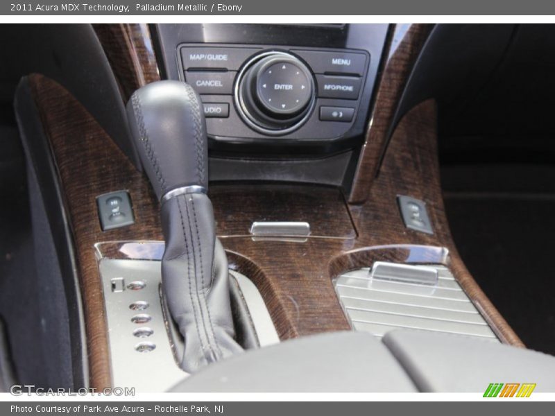 Palladium Metallic / Ebony 2011 Acura MDX Technology