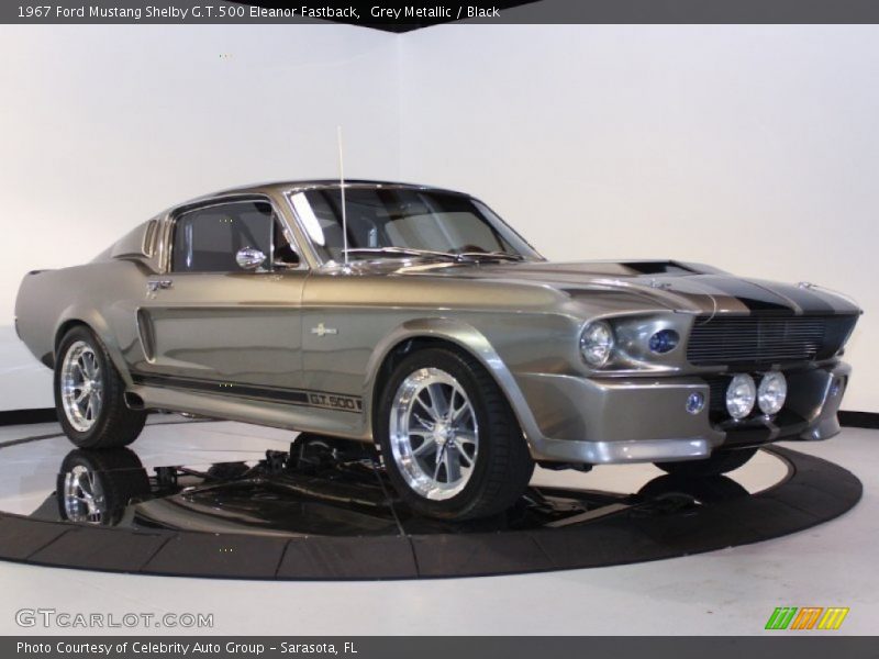 Grey Metallic / Black 1967 Ford Mustang Shelby G.T.500 Eleanor Fastback