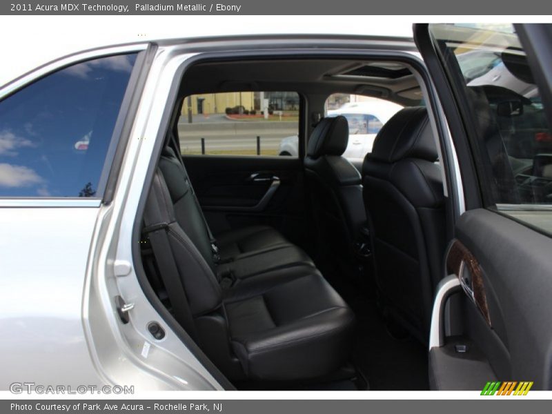 Palladium Metallic / Ebony 2011 Acura MDX Technology