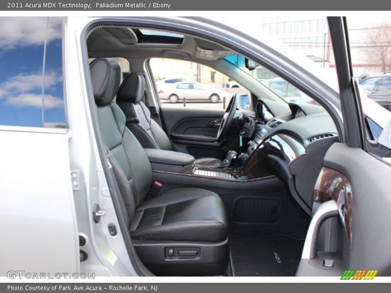 Palladium Metallic / Ebony 2011 Acura MDX Technology