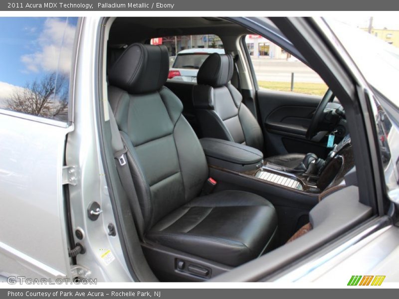 Palladium Metallic / Ebony 2011 Acura MDX Technology