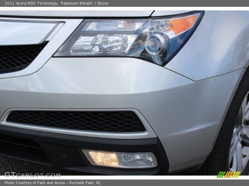 Palladium Metallic / Ebony 2011 Acura MDX Technology
