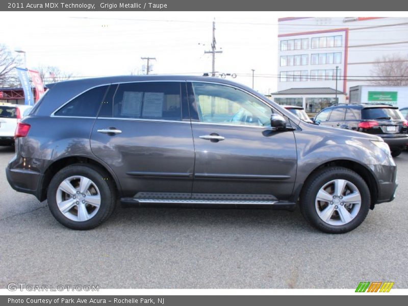 Grigio Metallic / Taupe 2011 Acura MDX Technology