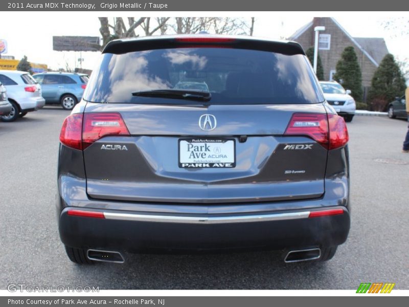 Grigio Metallic / Taupe 2011 Acura MDX Technology