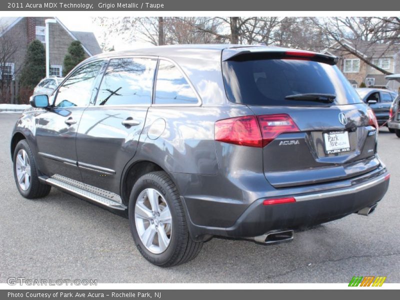 Grigio Metallic / Taupe 2011 Acura MDX Technology