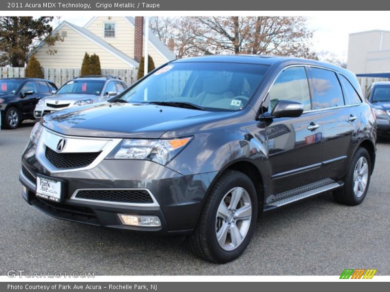 Grigio Metallic / Taupe 2011 Acura MDX Technology