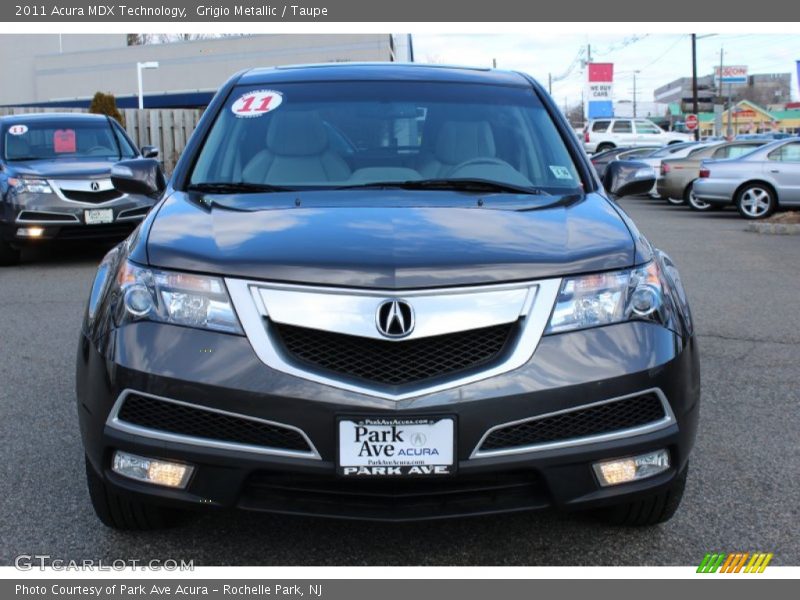 Grigio Metallic / Taupe 2011 Acura MDX Technology