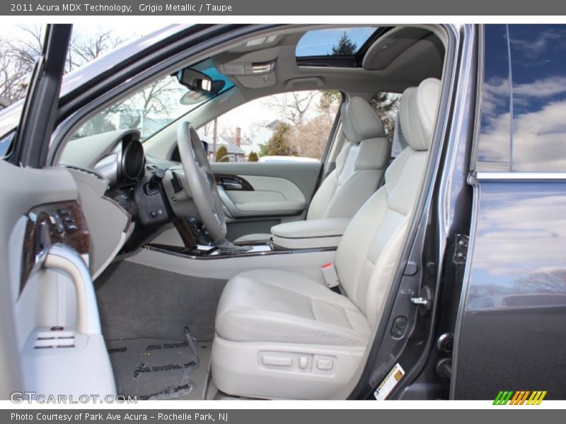 Grigio Metallic / Taupe 2011 Acura MDX Technology