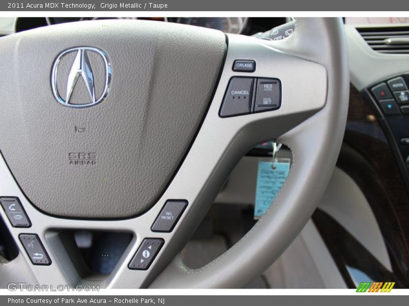 Grigio Metallic / Taupe 2011 Acura MDX Technology