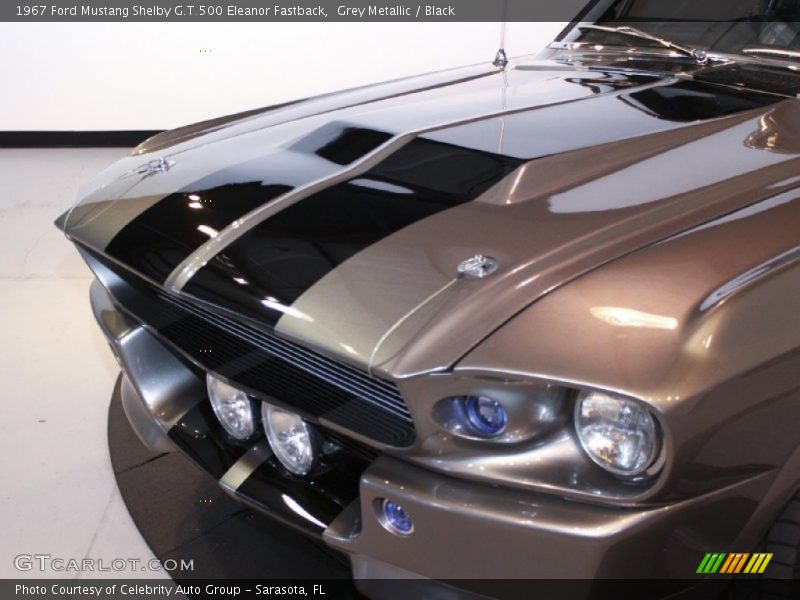 Grey Metallic / Black 1967 Ford Mustang Shelby G.T.500 Eleanor Fastback