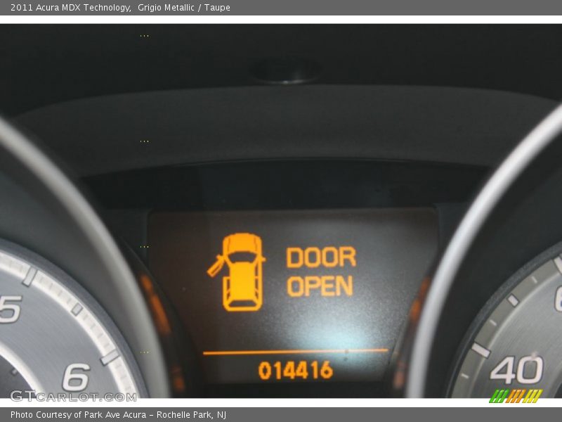 Grigio Metallic / Taupe 2011 Acura MDX Technology