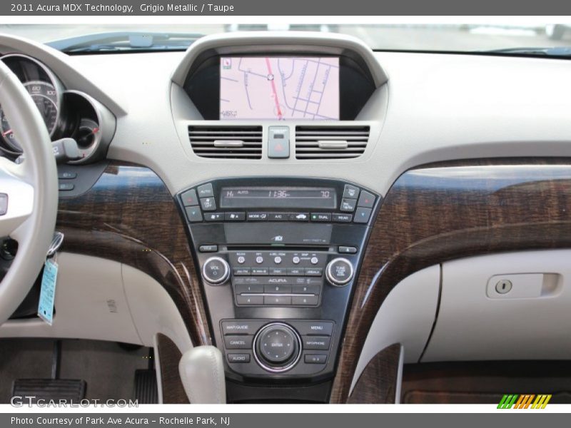 Grigio Metallic / Taupe 2011 Acura MDX Technology