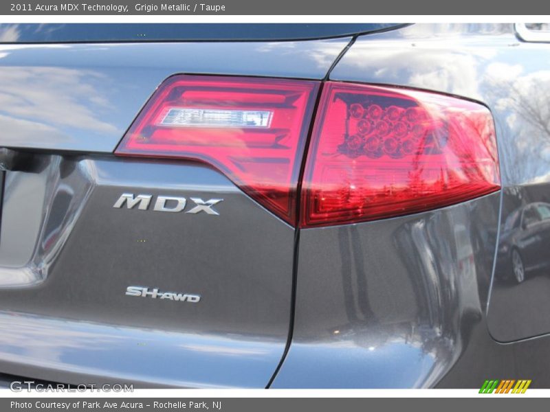 Grigio Metallic / Taupe 2011 Acura MDX Technology