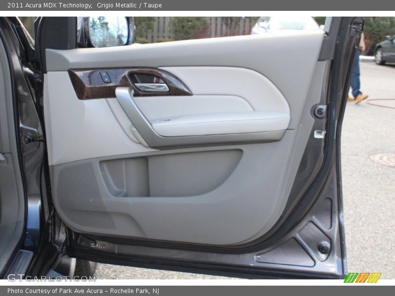 Grigio Metallic / Taupe 2011 Acura MDX Technology
