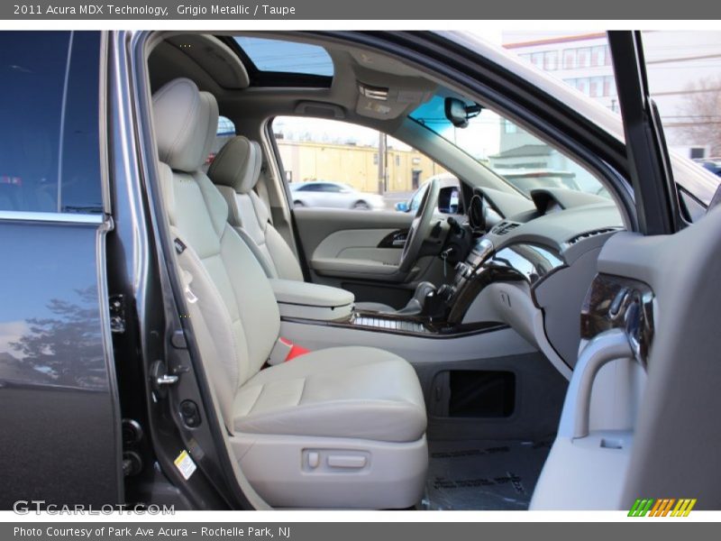 Grigio Metallic / Taupe 2011 Acura MDX Technology