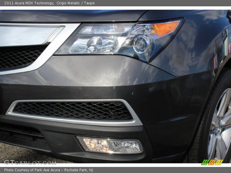 Grigio Metallic / Taupe 2011 Acura MDX Technology