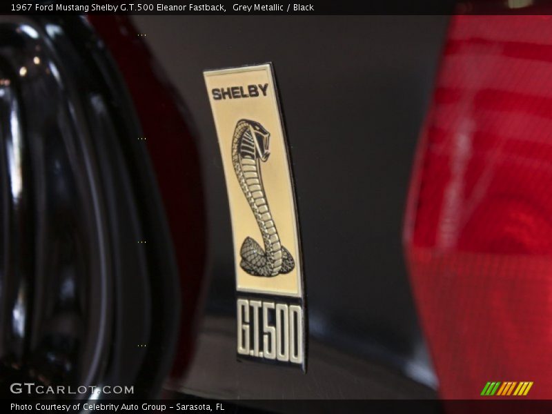 Grey Metallic / Black 1967 Ford Mustang Shelby G.T.500 Eleanor Fastback