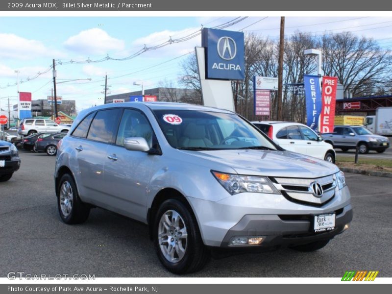 Billet Silver Metallic / Parchment 2009 Acura MDX