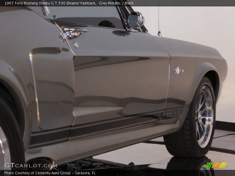 Grey Metallic / Black 1967 Ford Mustang Shelby G.T.500 Eleanor Fastback