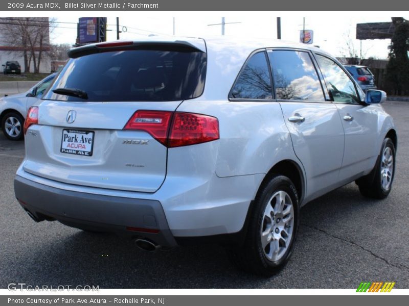 Billet Silver Metallic / Parchment 2009 Acura MDX