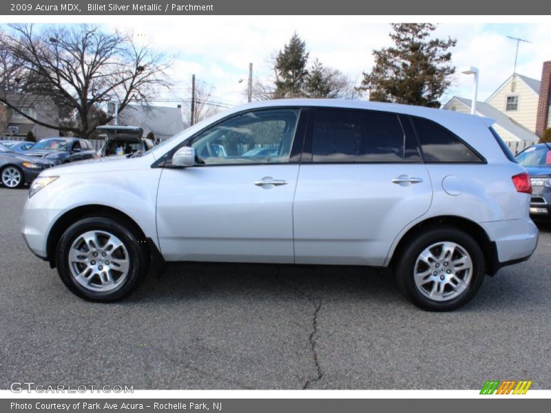 Billet Silver Metallic / Parchment 2009 Acura MDX