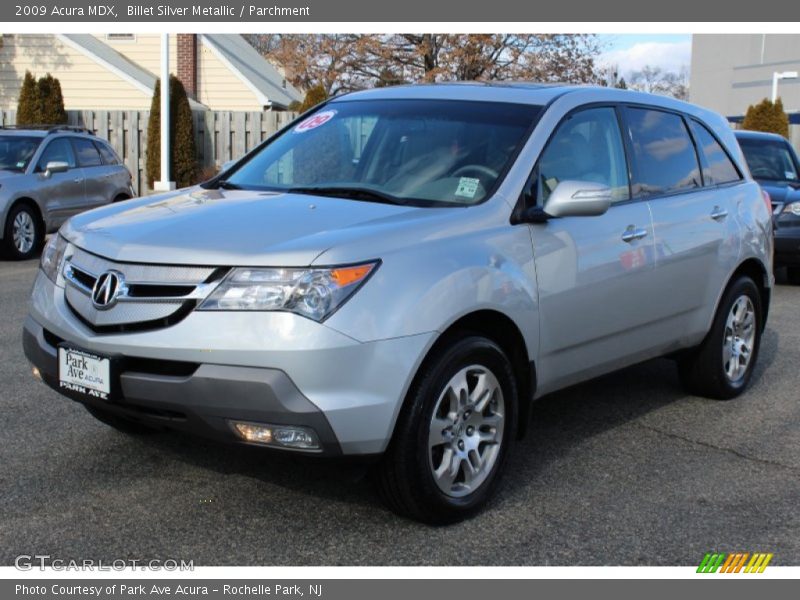 Billet Silver Metallic / Parchment 2009 Acura MDX