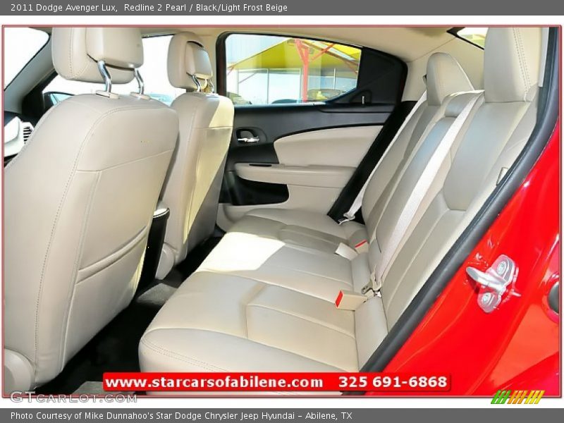 Redline 2 Pearl / Black/Light Frost Beige 2011 Dodge Avenger Lux