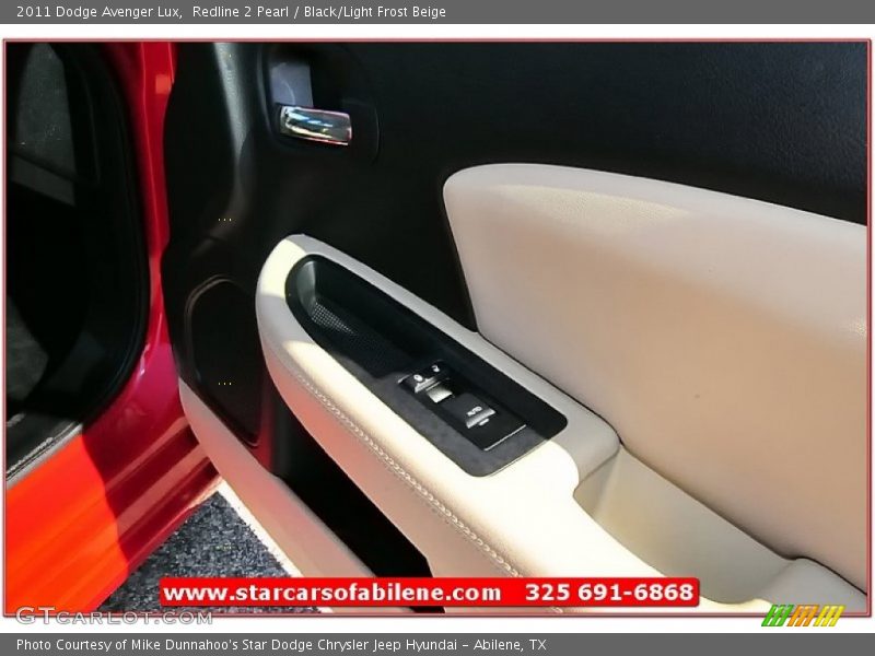 Redline 2 Pearl / Black/Light Frost Beige 2011 Dodge Avenger Lux