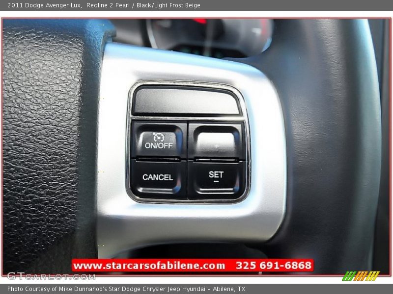 Redline 2 Pearl / Black/Light Frost Beige 2011 Dodge Avenger Lux
