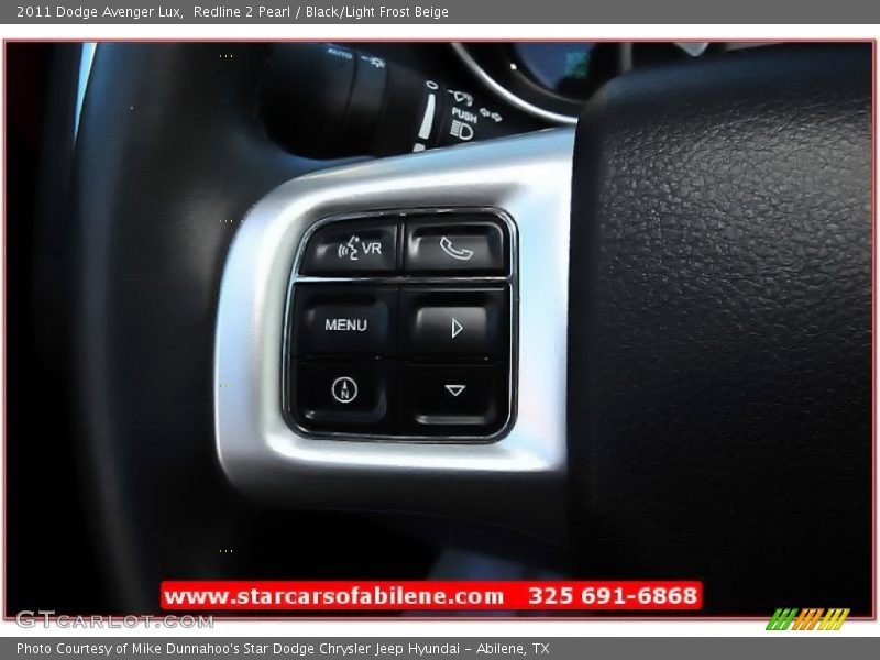 Redline 2 Pearl / Black/Light Frost Beige 2011 Dodge Avenger Lux