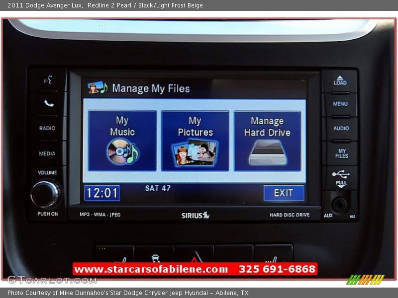Redline 2 Pearl / Black/Light Frost Beige 2011 Dodge Avenger Lux
