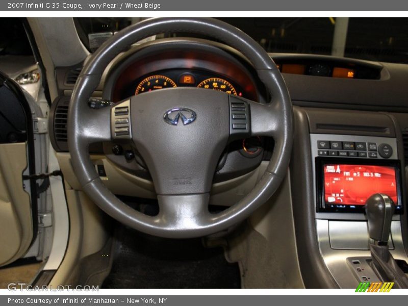 Ivory Pearl / Wheat Beige 2007 Infiniti G 35 Coupe