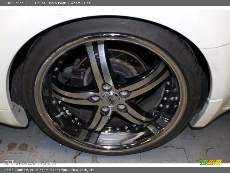 Ivory Pearl / Wheat Beige 2007 Infiniti G 35 Coupe