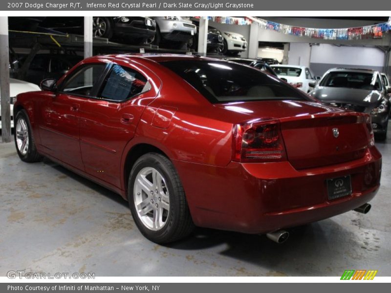 Inferno Red Crystal Pearl / Dark Slate Gray/Light Graystone 2007 Dodge Charger R/T