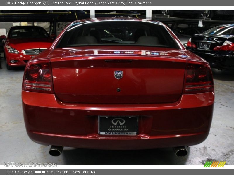 Inferno Red Crystal Pearl / Dark Slate Gray/Light Graystone 2007 Dodge Charger R/T