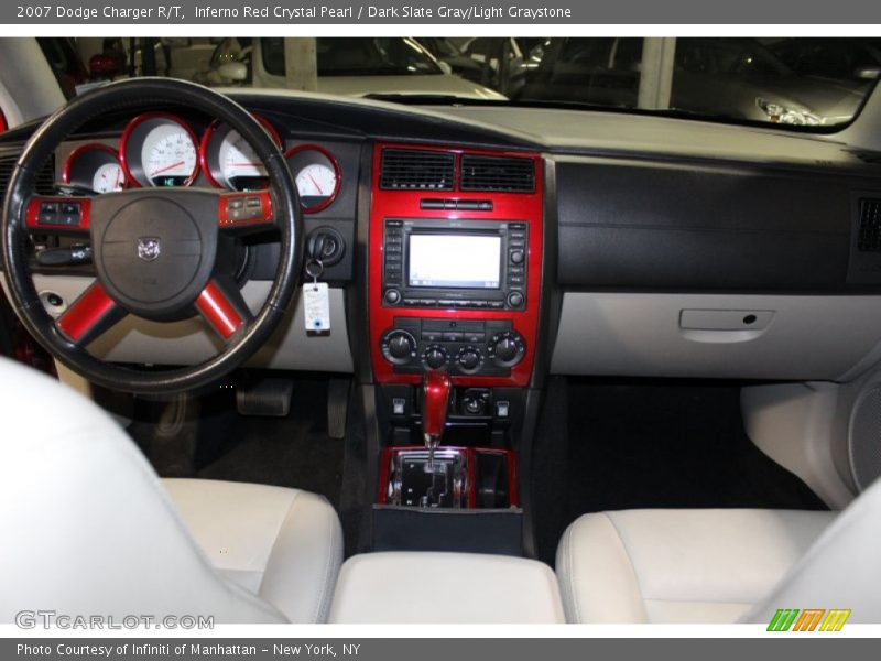Inferno Red Crystal Pearl / Dark Slate Gray/Light Graystone 2007 Dodge Charger R/T