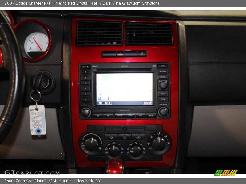 Inferno Red Crystal Pearl / Dark Slate Gray/Light Graystone 2007 Dodge Charger R/T