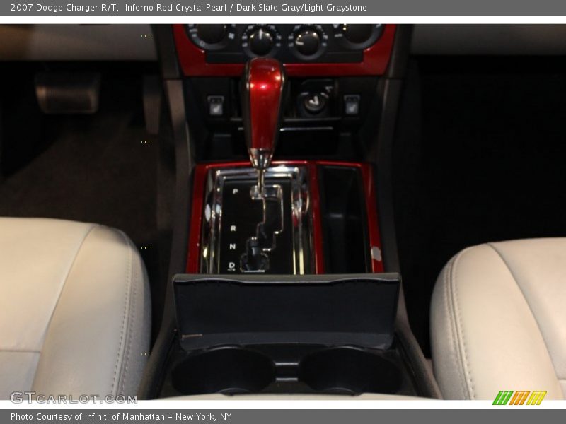 Inferno Red Crystal Pearl / Dark Slate Gray/Light Graystone 2007 Dodge Charger R/T