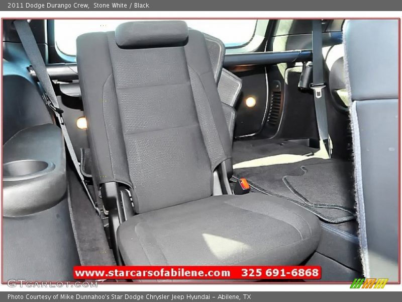 Stone White / Black 2011 Dodge Durango Crew