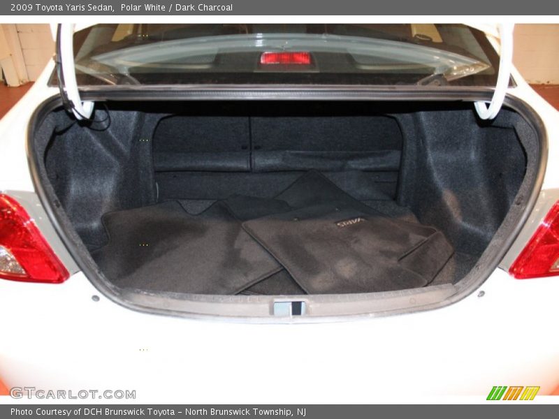 Polar White / Dark Charcoal 2009 Toyota Yaris Sedan