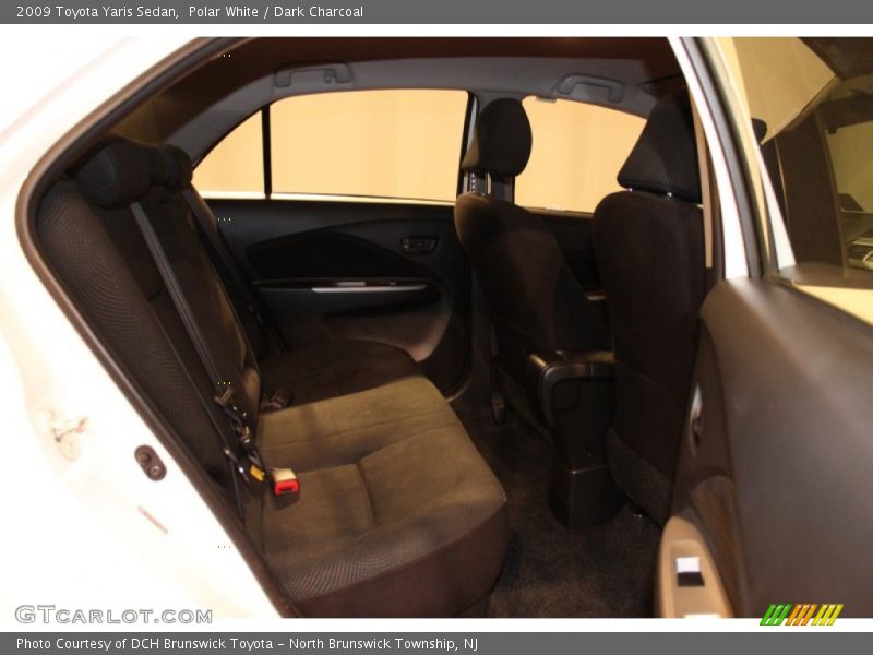 Polar White / Dark Charcoal 2009 Toyota Yaris Sedan
