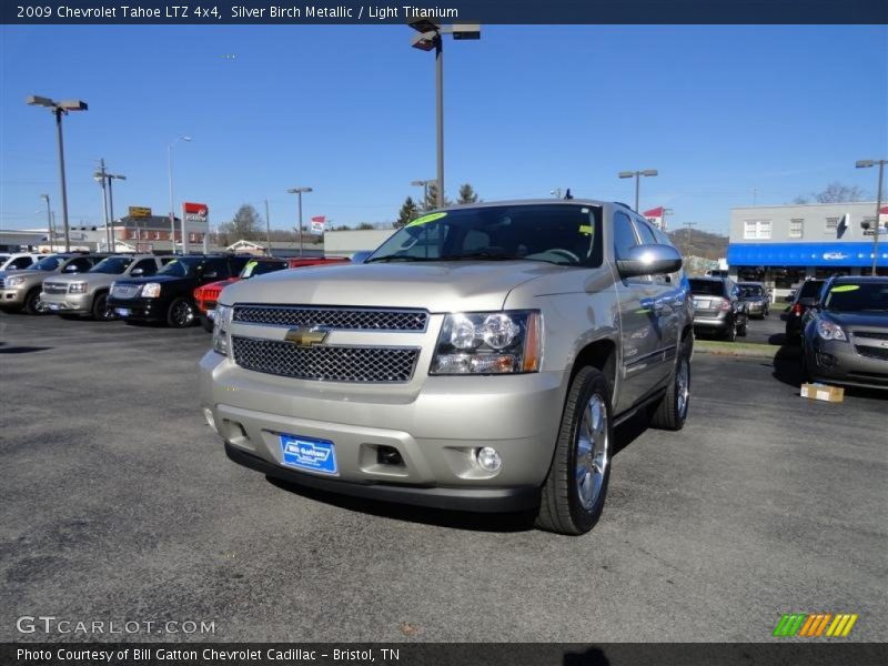 Silver Birch Metallic / Light Titanium 2009 Chevrolet Tahoe LTZ 4x4