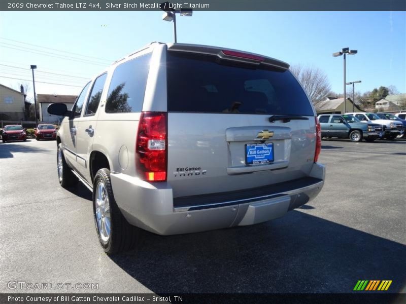 Silver Birch Metallic / Light Titanium 2009 Chevrolet Tahoe LTZ 4x4